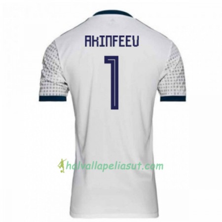 Jalkapallo Pelipaidat Venäjä Akinfeev 1 World Cup 2018 Vieraspaita